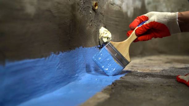 Commercial Wet Basement Repair project at a Burrton, KS business property by SJ Waterproofing Pros